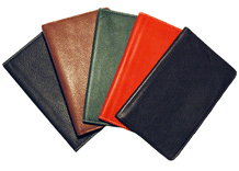 Small Leather Tally Books